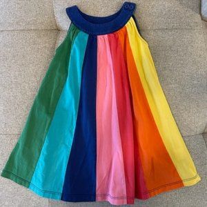 Hanna Andersson Rainbow Dress Size 100cm (4)